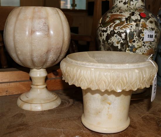 Alabaster vase
